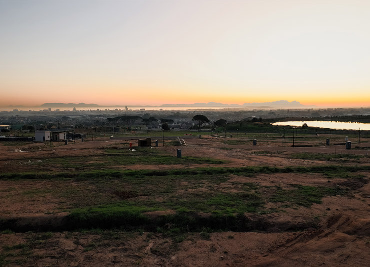 Vacant plots for sale in the residential area of Bizweni in Somerset West