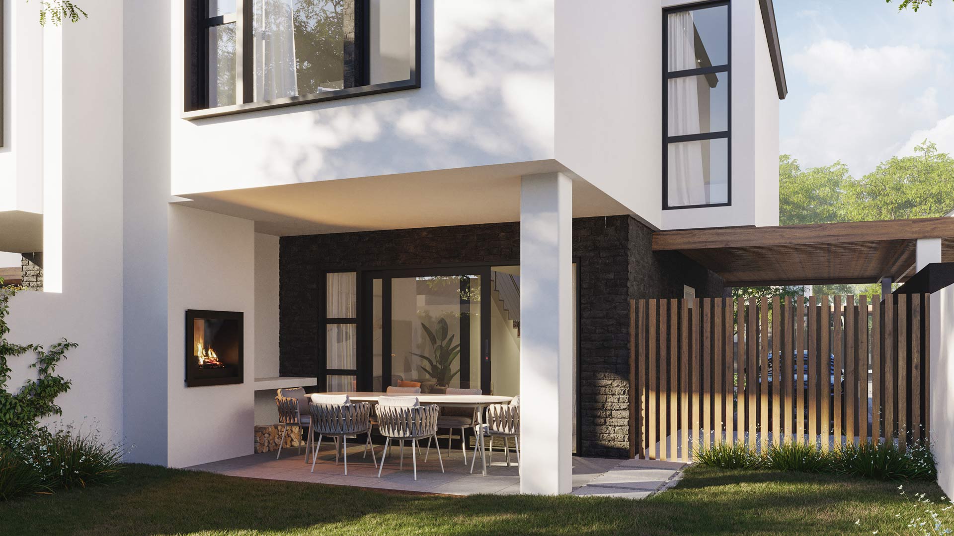 Our double-storey homes with a patio for outdoor entertaining